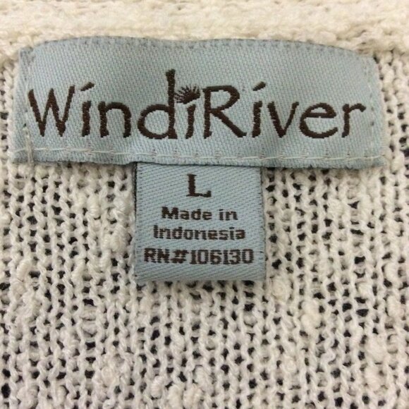 WINDIRIVER Womens Knit Tank Top Size Large Ivory - Picture 7 of 11